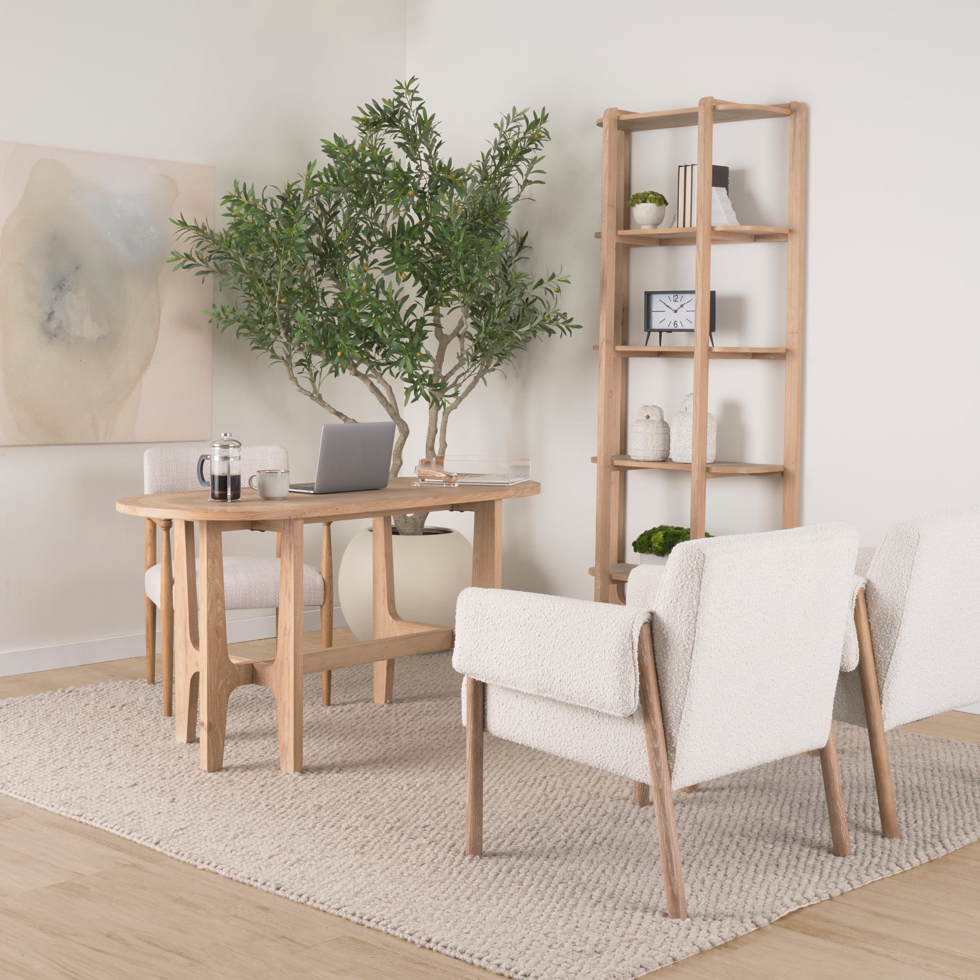 Toni Fabric Dining Armchair