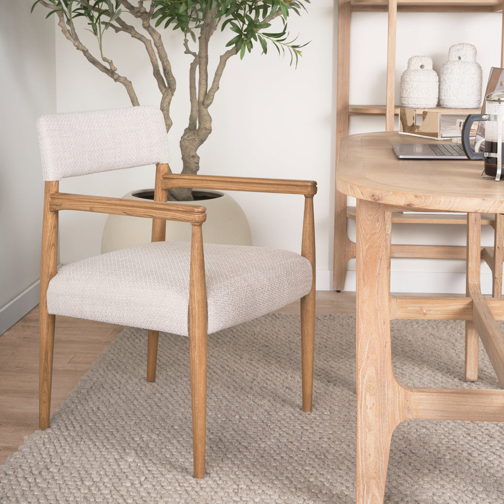 Toni Fabric Dining Armchair