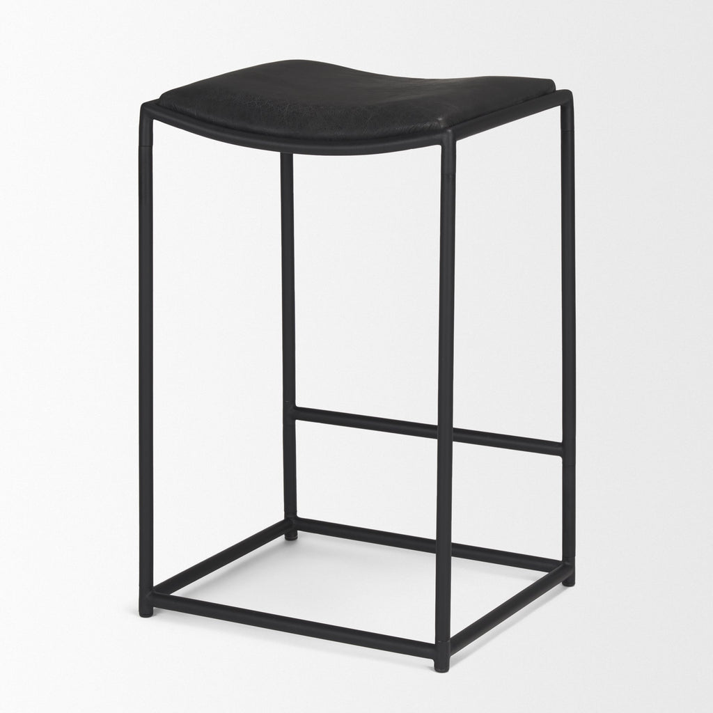Taniel Leather Seat Counter Stool