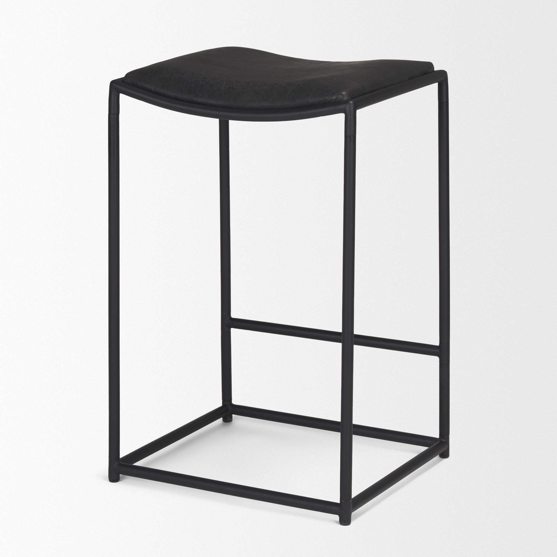 Taniel Leather Seat Counter Stool