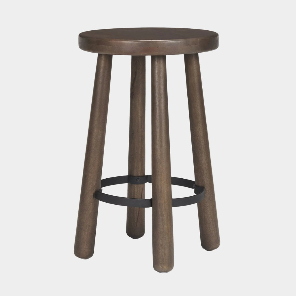 Weldon Wood Seat Stool