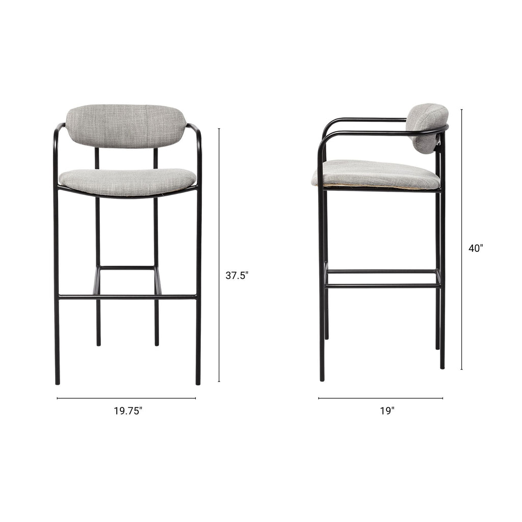 Parker Upholstered Bar Seat Stool