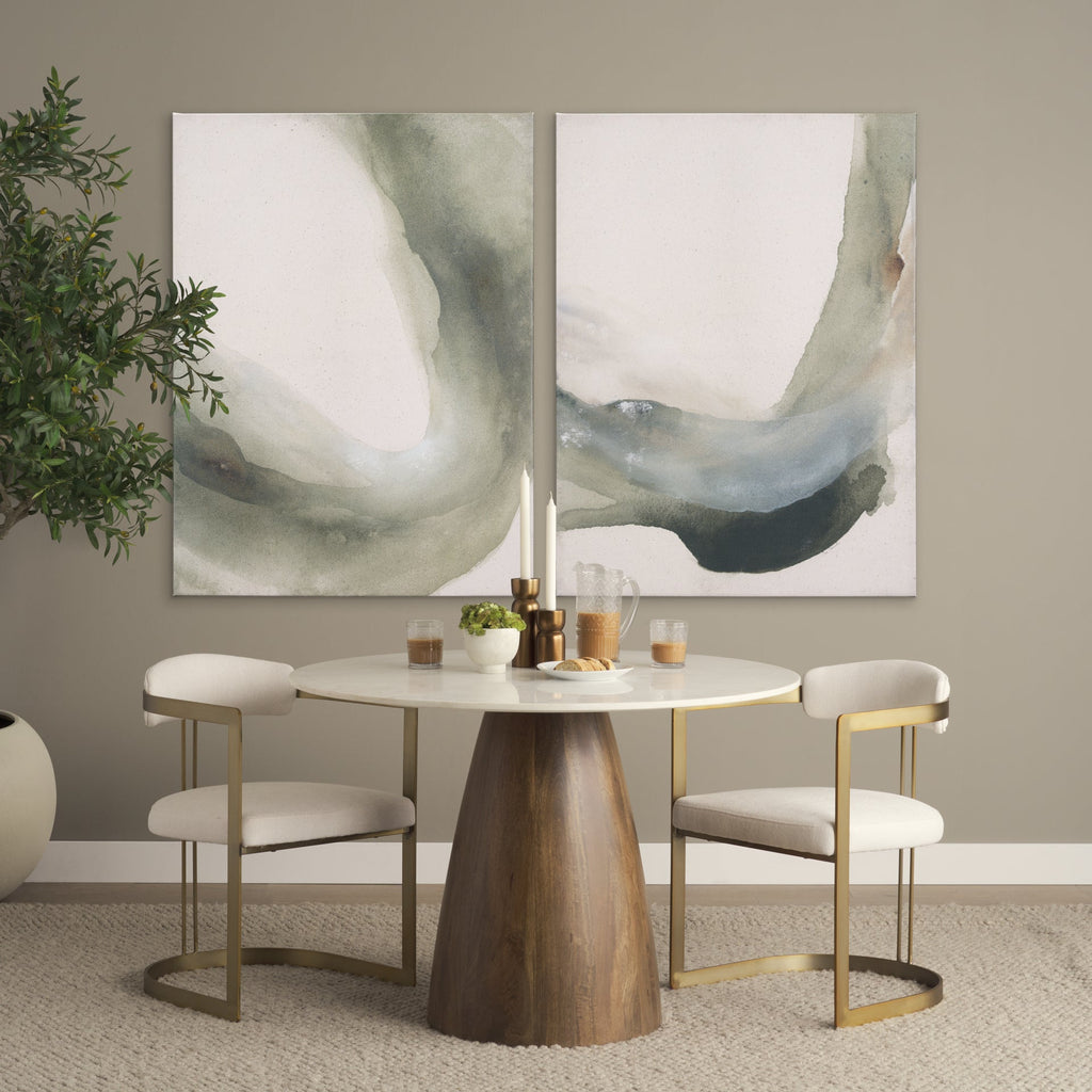 Allyson 42" Round Marble Dining Table