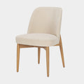 Abbie Curve Fabric Dining Chair
