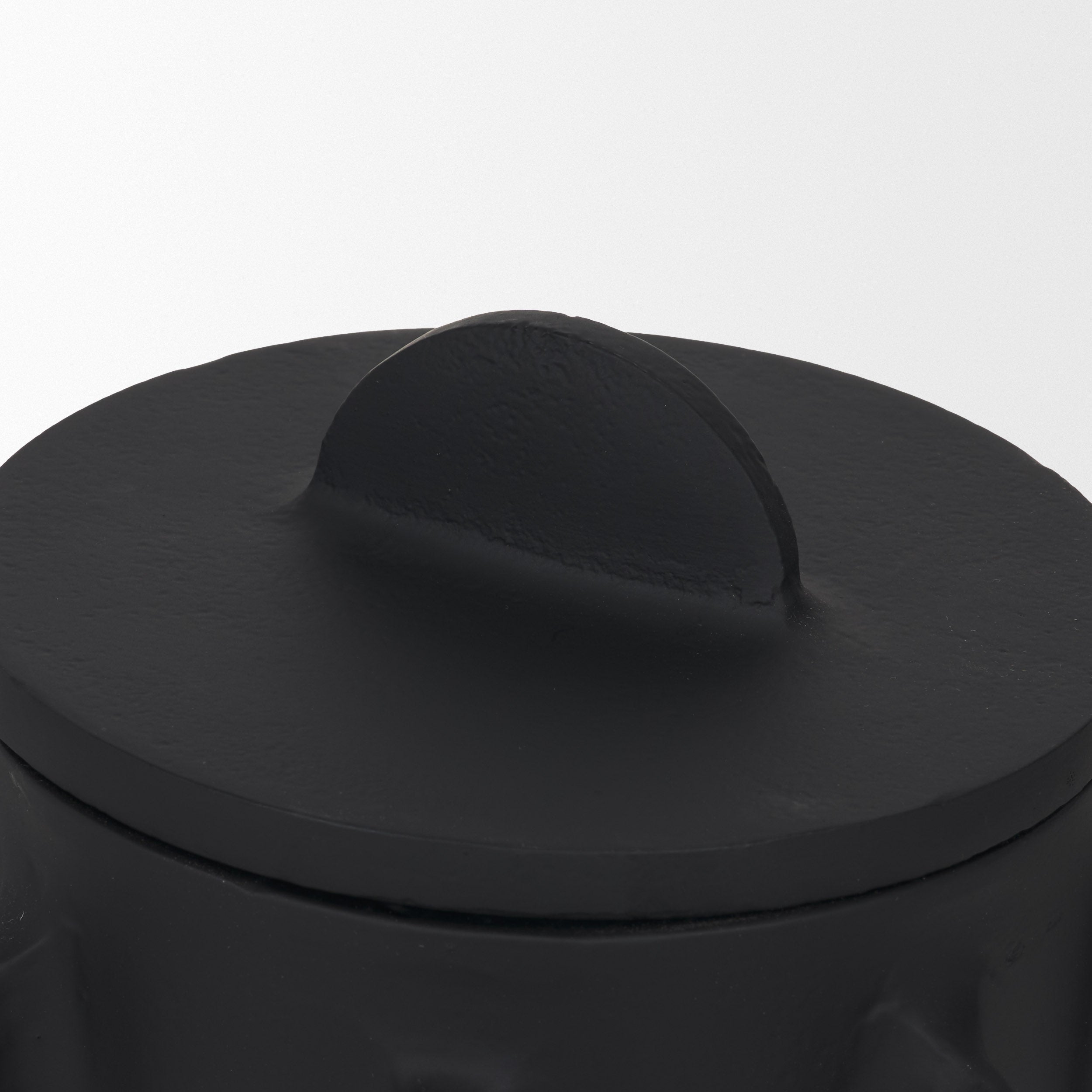 Deacon Decorative Black Canister