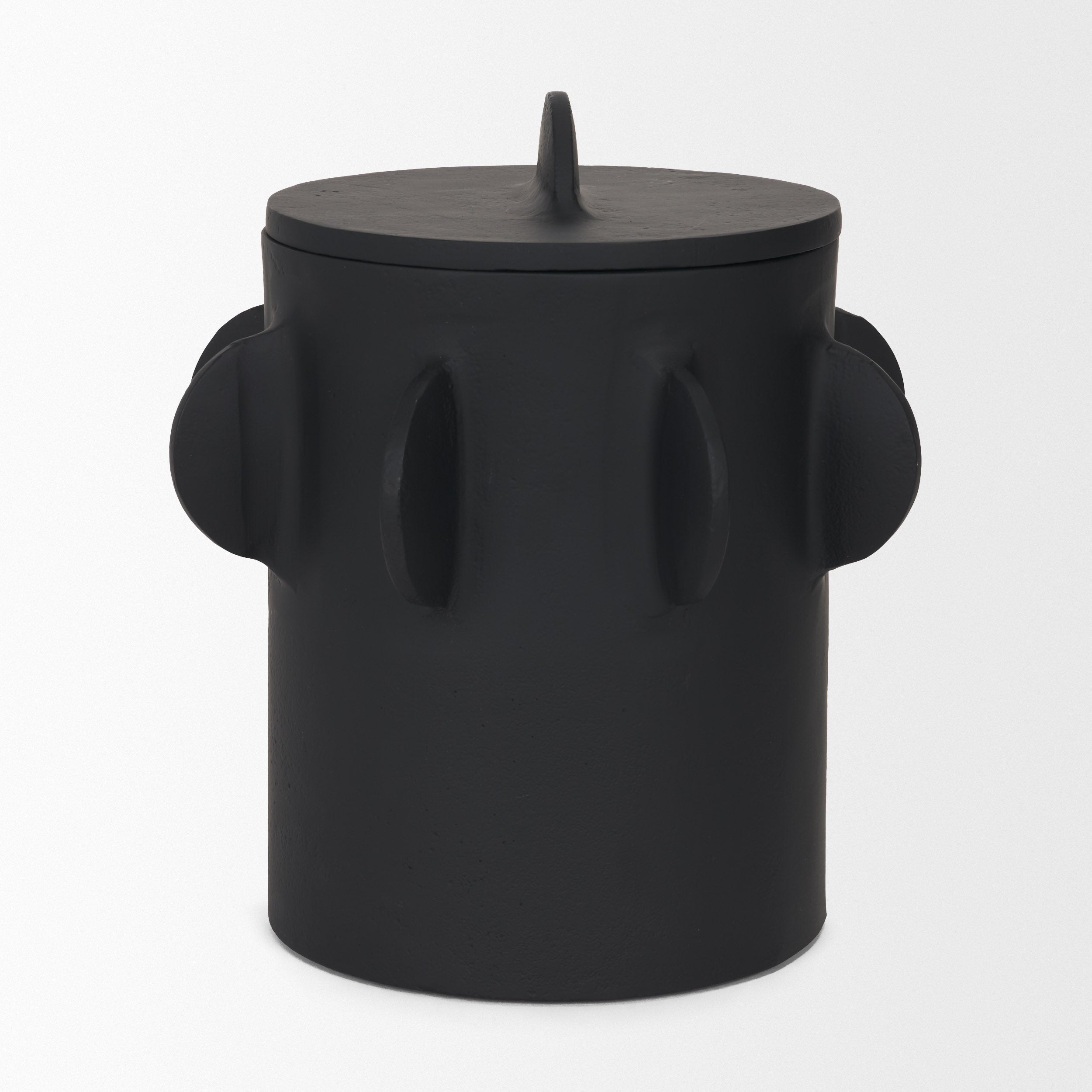 Deacon Decorative Black Canister