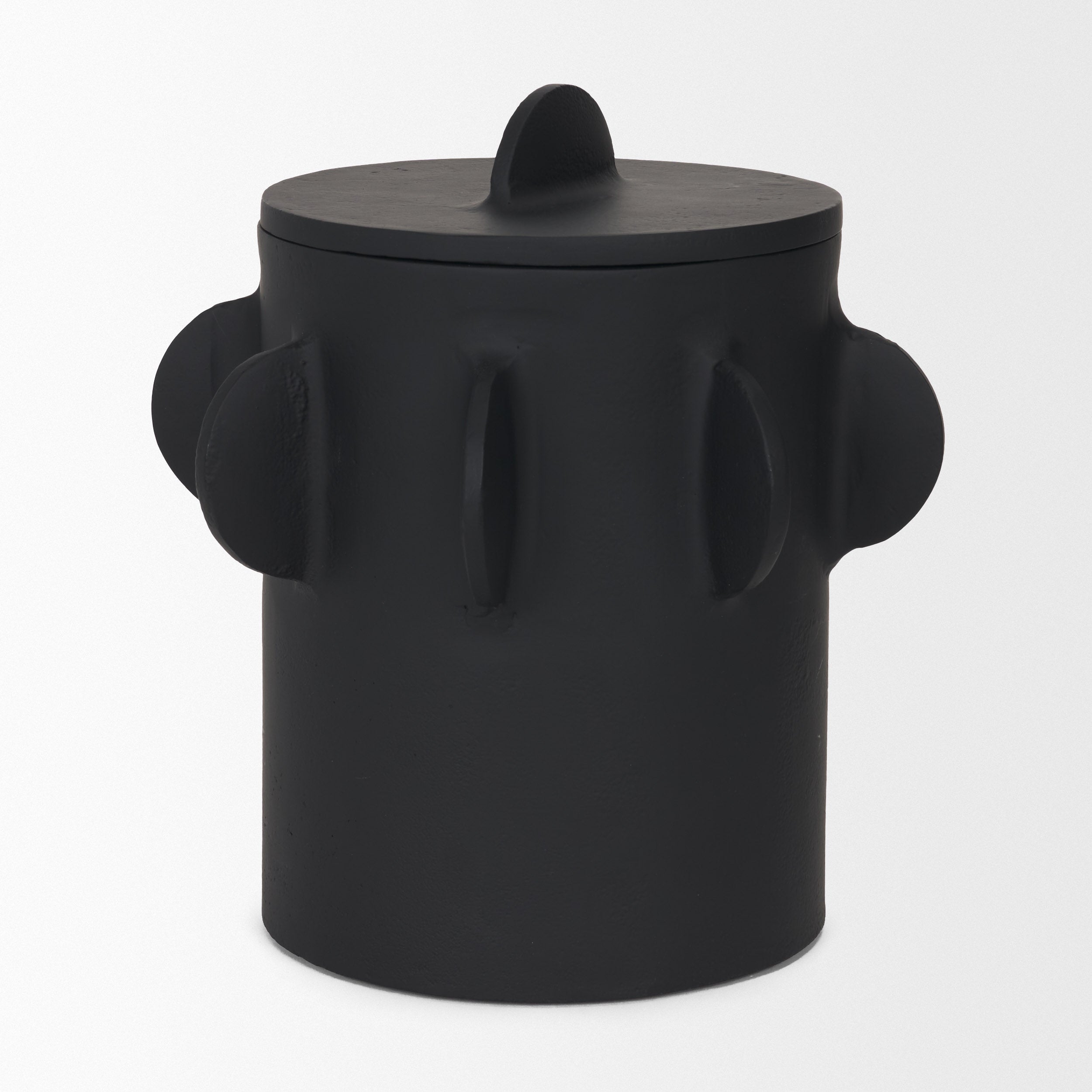 Deacon Decorative Black Canister