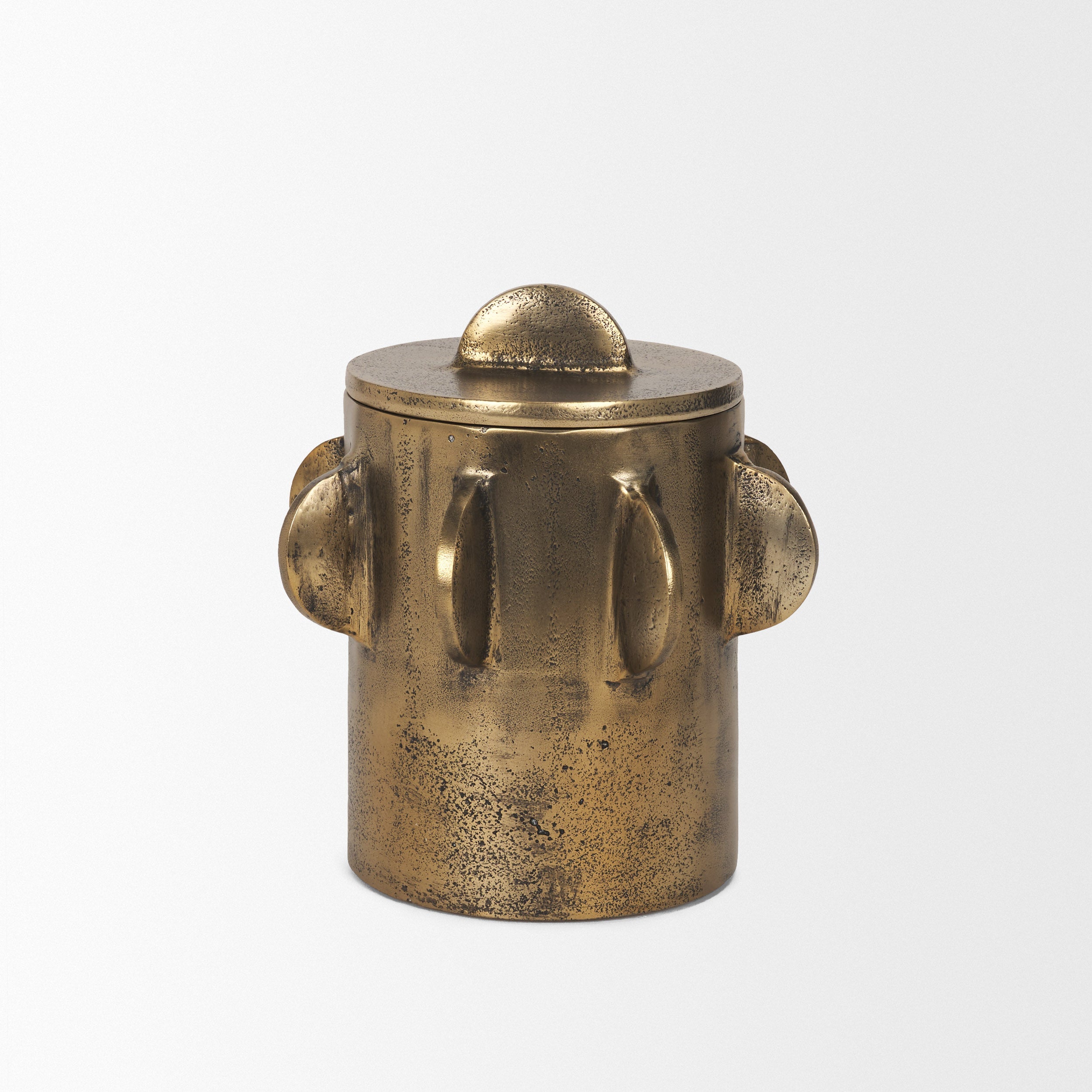 Deacon Decorative Gold Canister