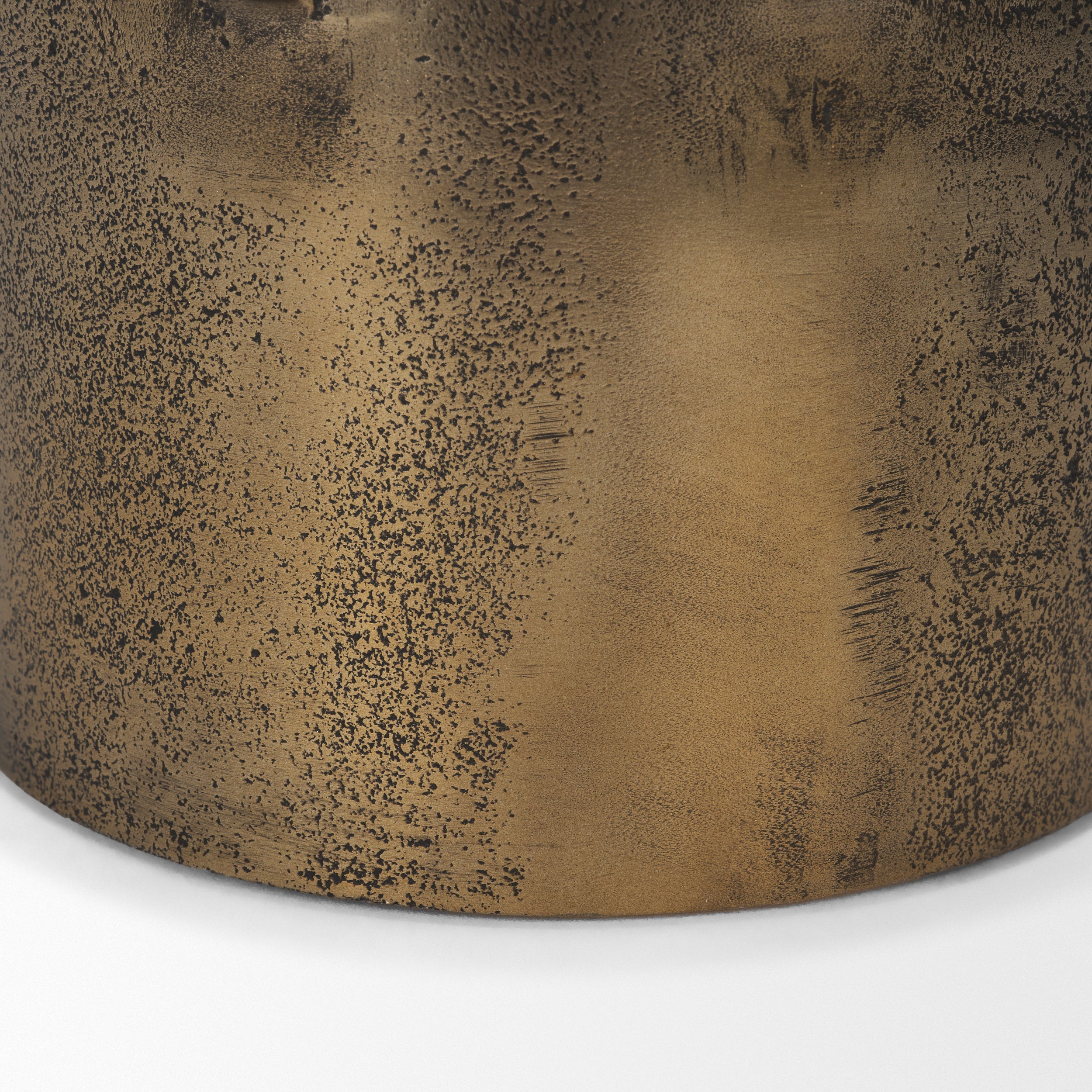 Deacon Decorative Gold Canister