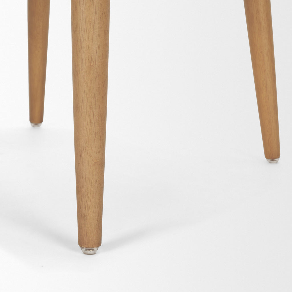 Abbie Curve Fabric Dining Chair
