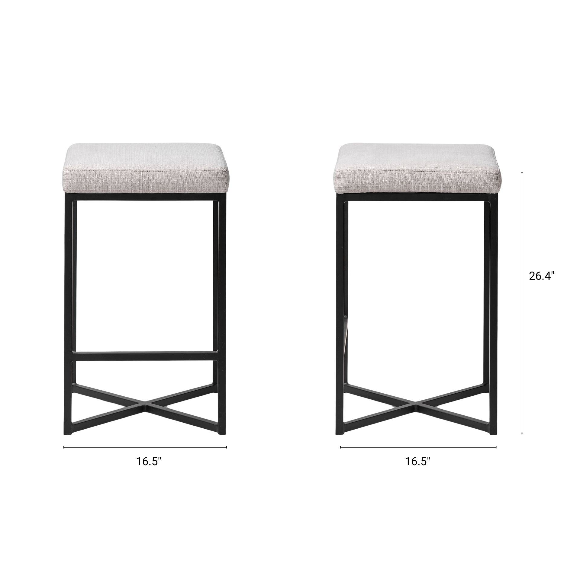 Frodo Fabric Counter Stool