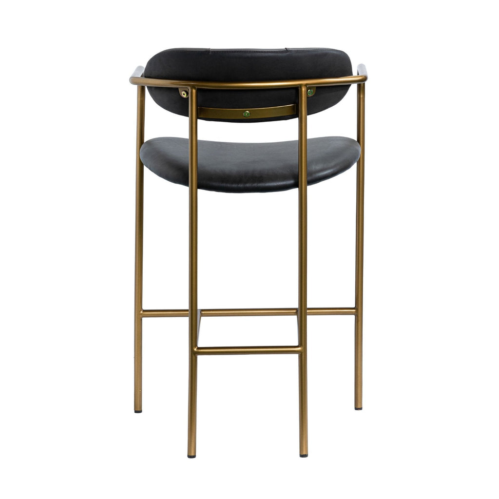 Parker Leather Seat Counter Stool