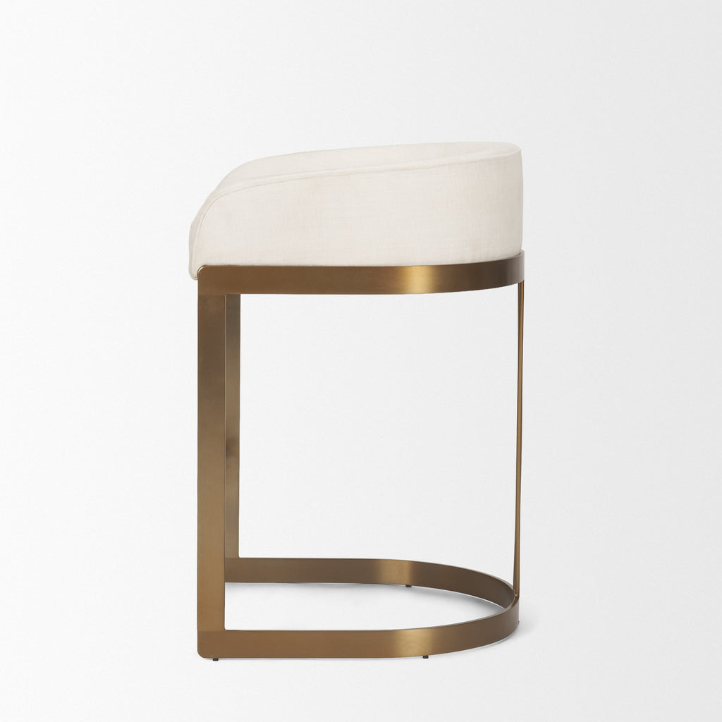 Hollyfield Fabric Seat Counter Stool