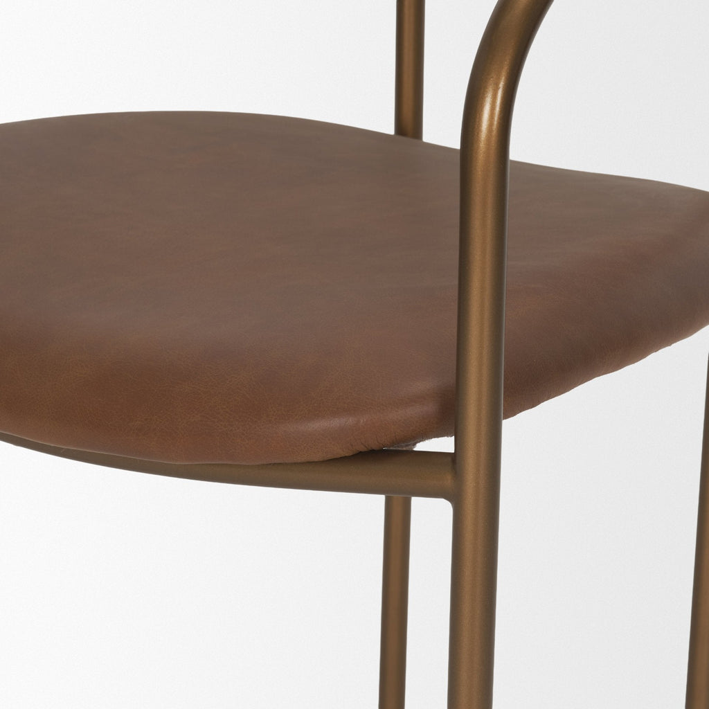 Parker Leather Dining Armchair