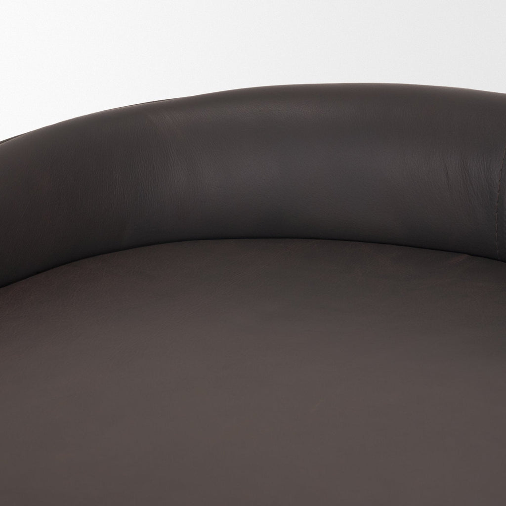Hollyfield Leather Seat Commercial-Grade Bar Stool