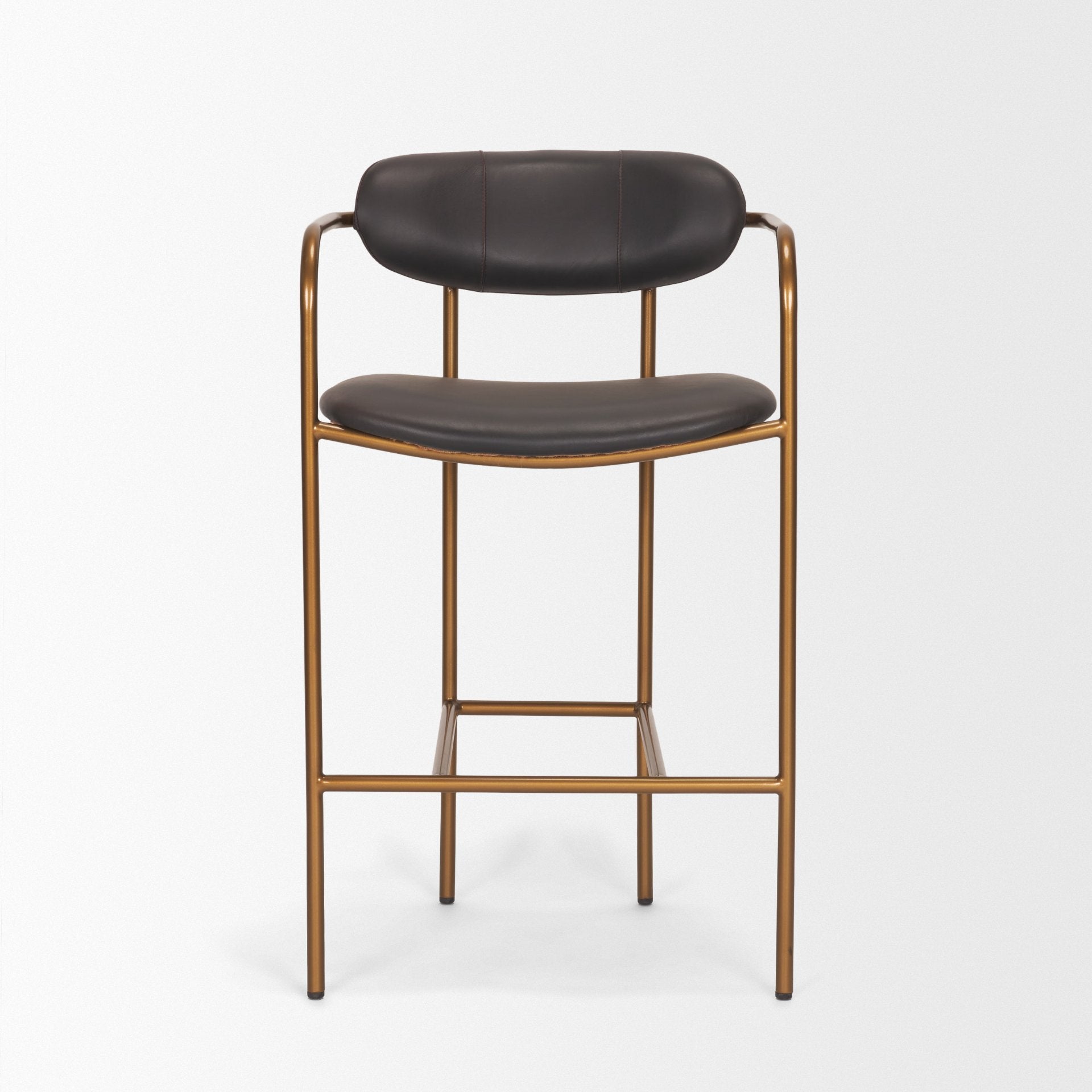 Parker Leather Seat Counter Stool