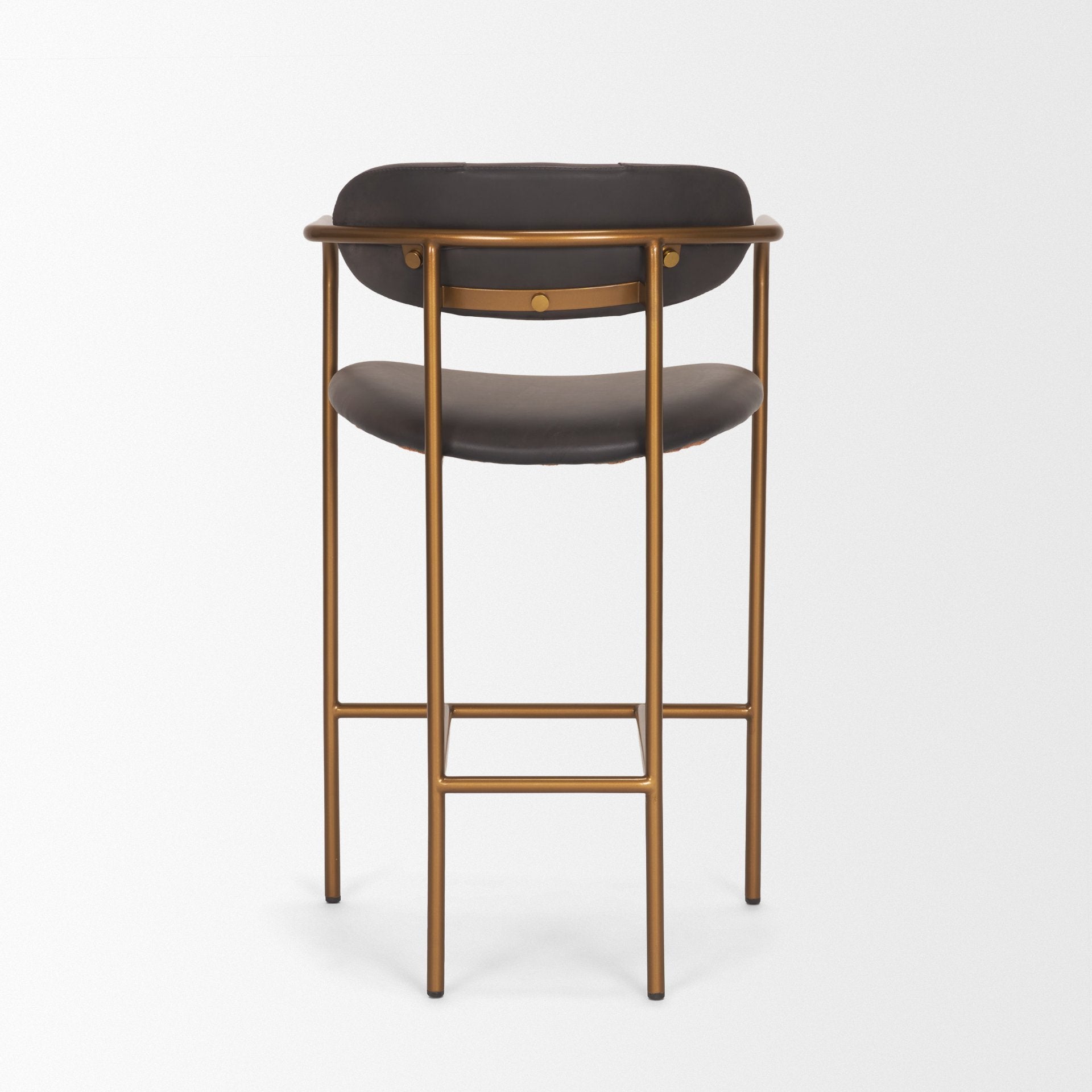 Parker Leather Seat Counter Stool