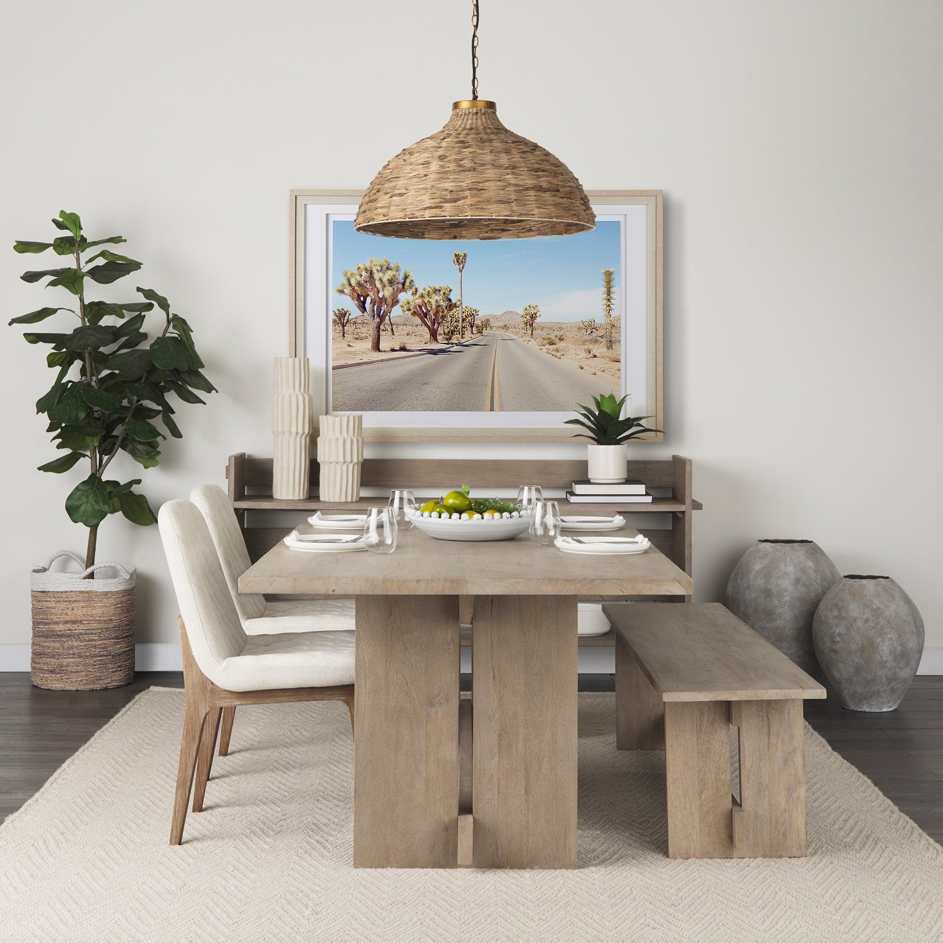 David Fabric Dining Chair