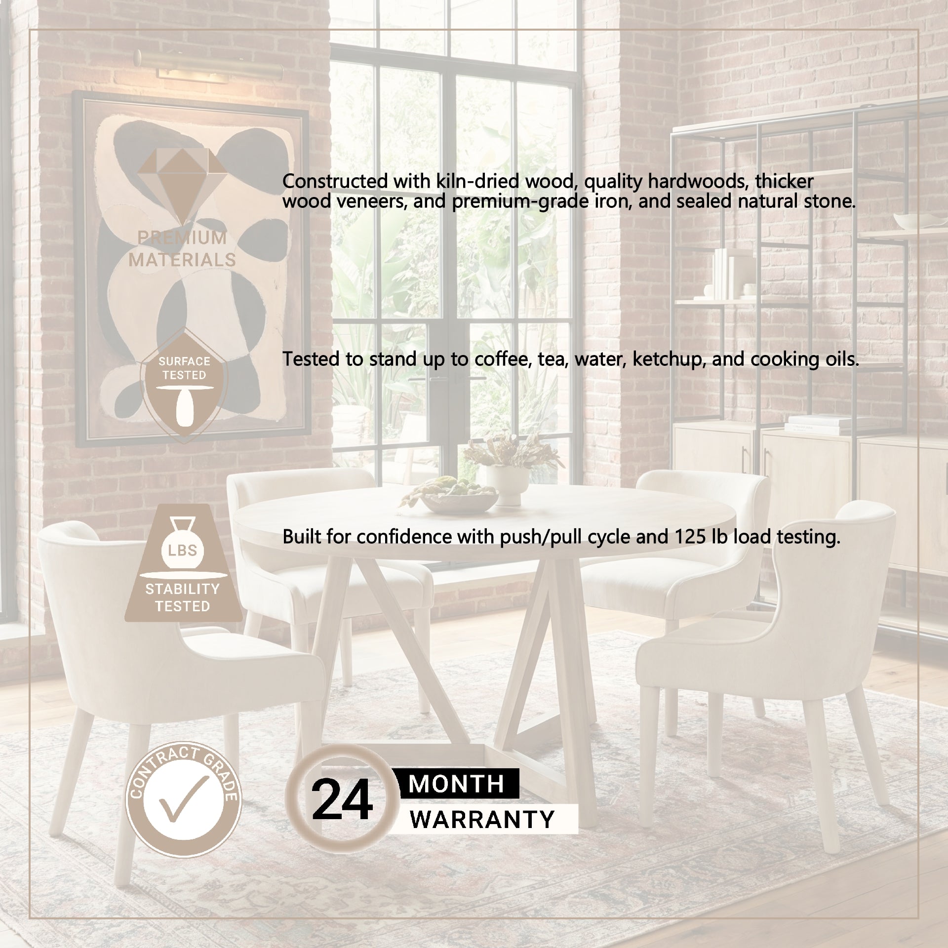 Legolas 60" Round Dining Table