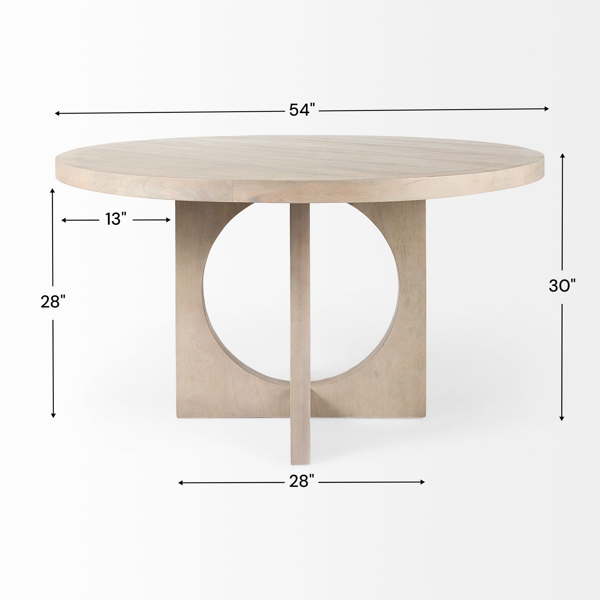 Liesl 54" Round Dining Table