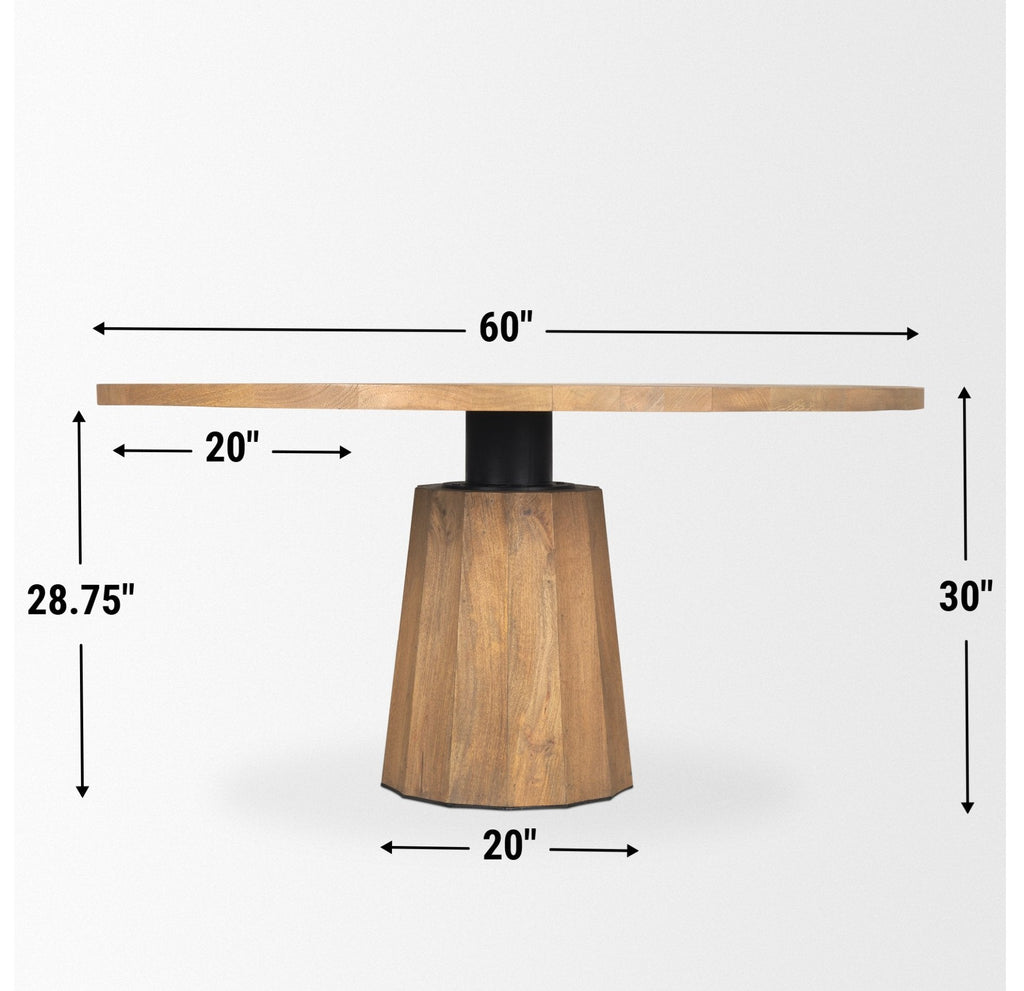 Swanson 60" Round Dining Table