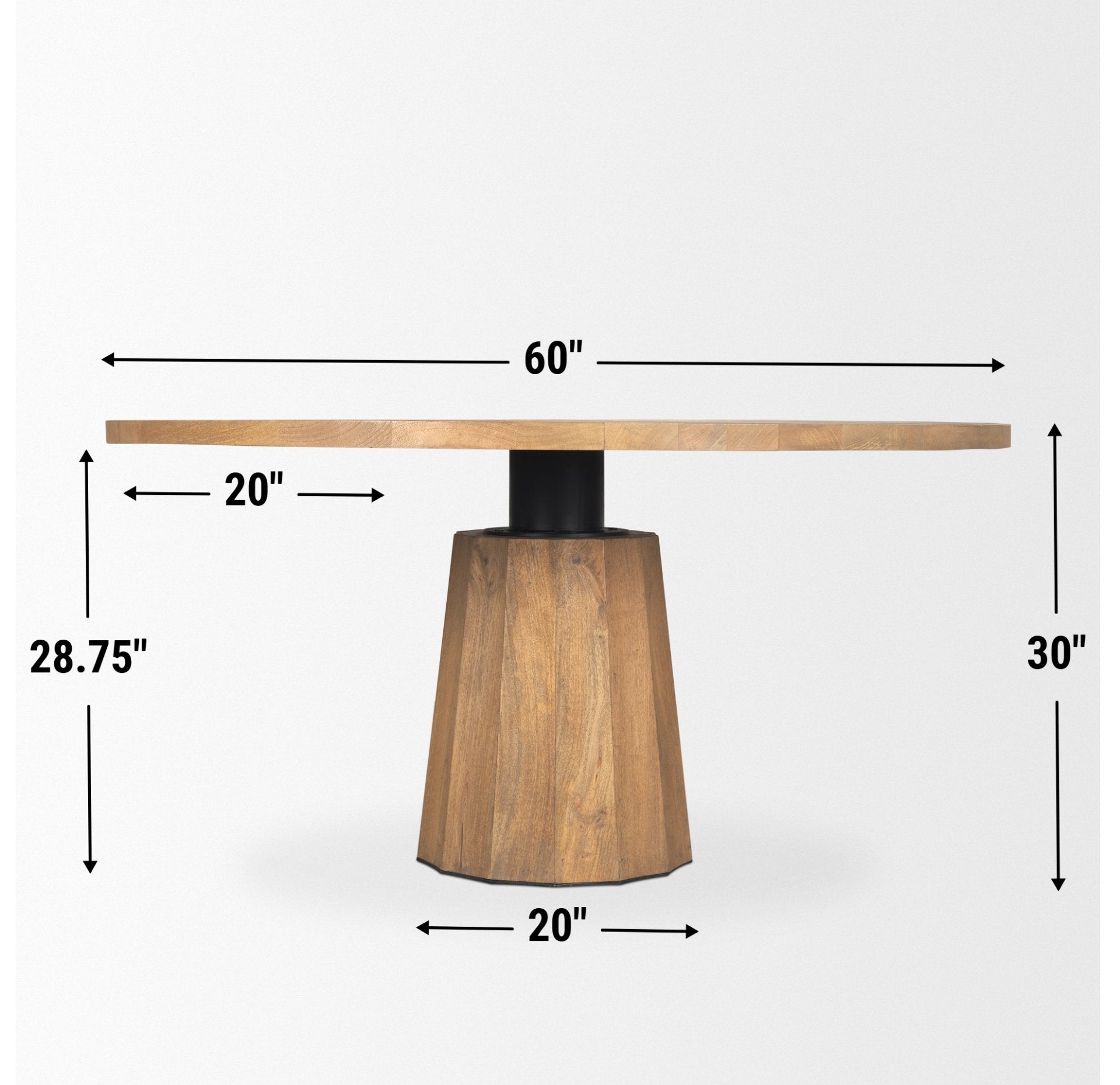 Swanson 60" Round Dining Table
