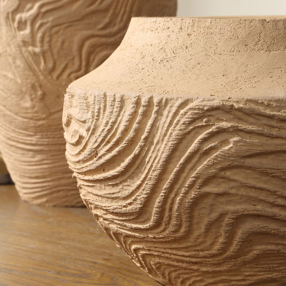 Sandstone Flow Vase, Small