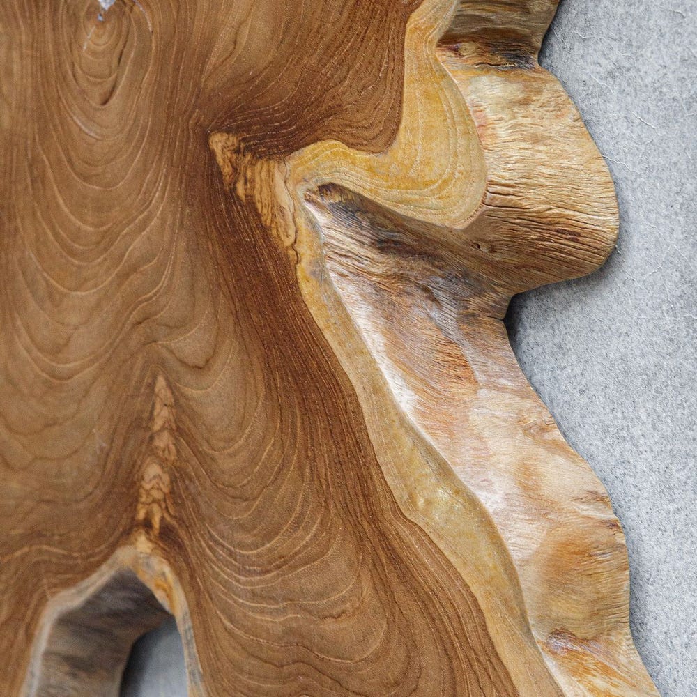 Talia Outdoor Wood Wall Decor, S/9