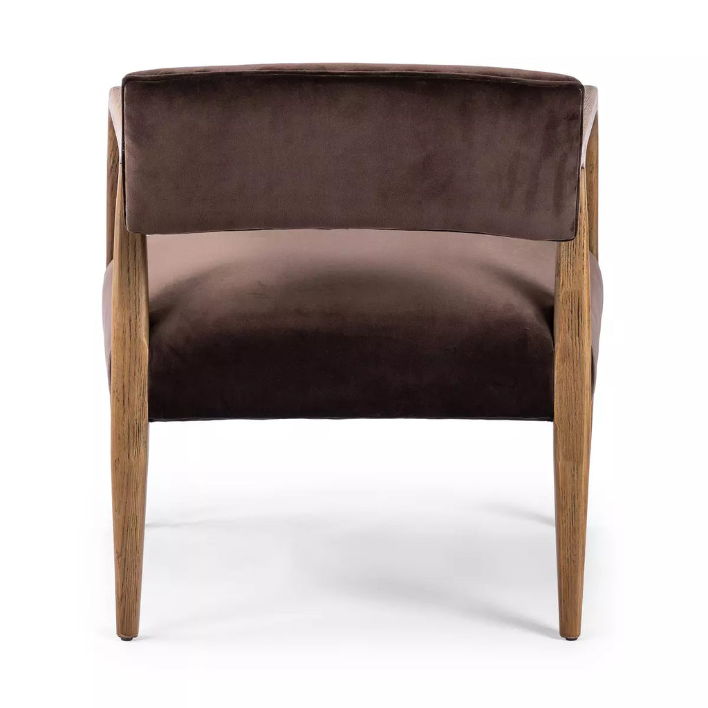 Edith Upholstered Velvet Arm Chair