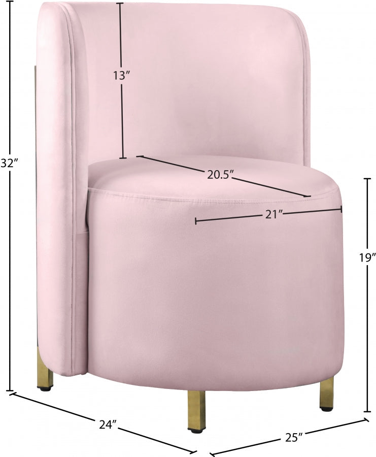 Rotunda Velvet Upholstered Chair