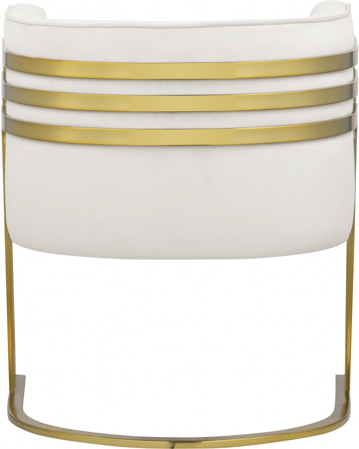 Rays Velvet Upholstered Accent Chair