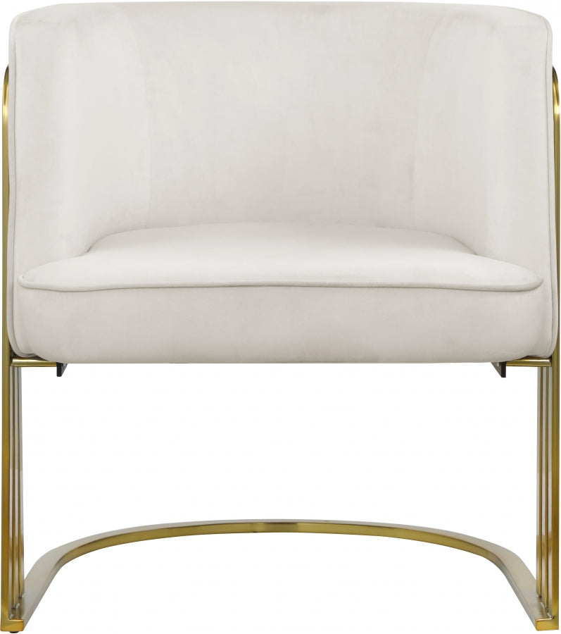Rays Velvet Upholstered Accent Chair