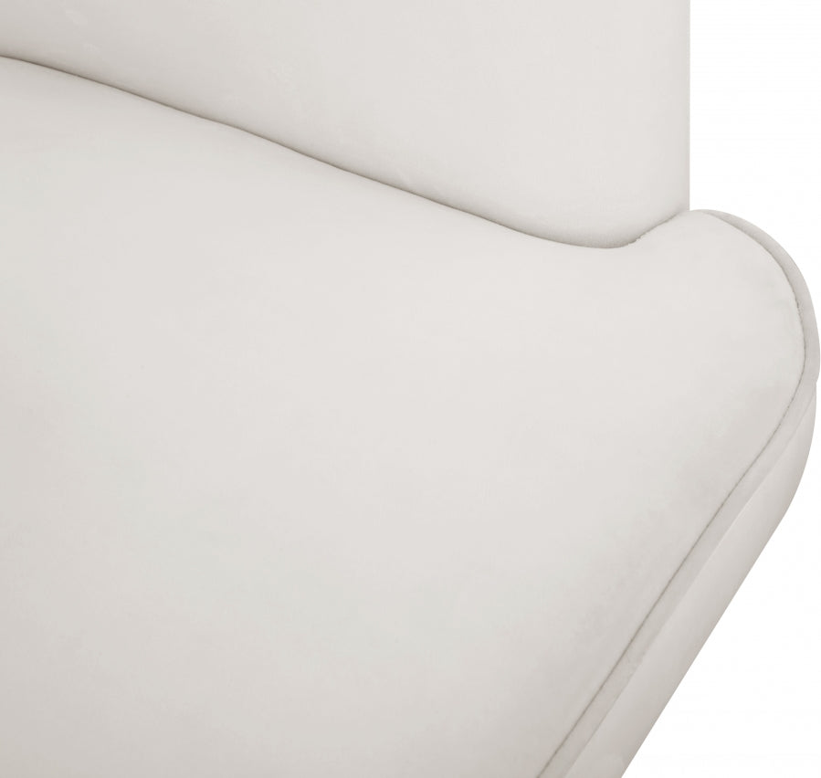 Rays Velvet Upholstered Accent Chair