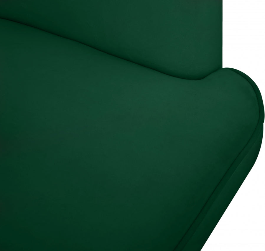 Rays Velvet Upholstered Accent Chair