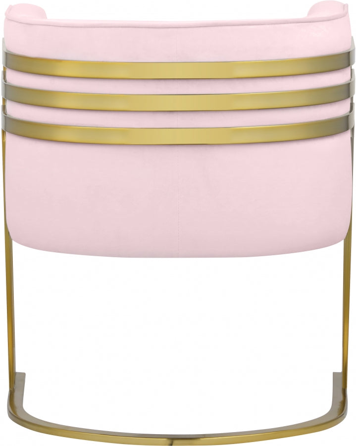 Rays Velvet Upholstered Accent Chair