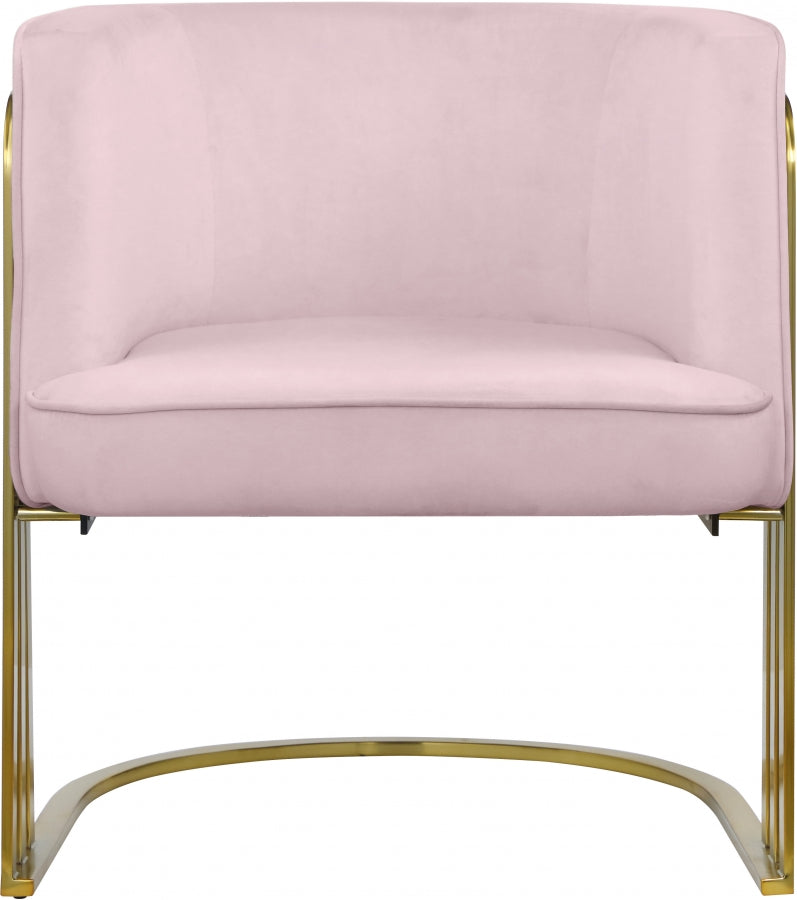Rays Velvet Upholstered Accent Chair