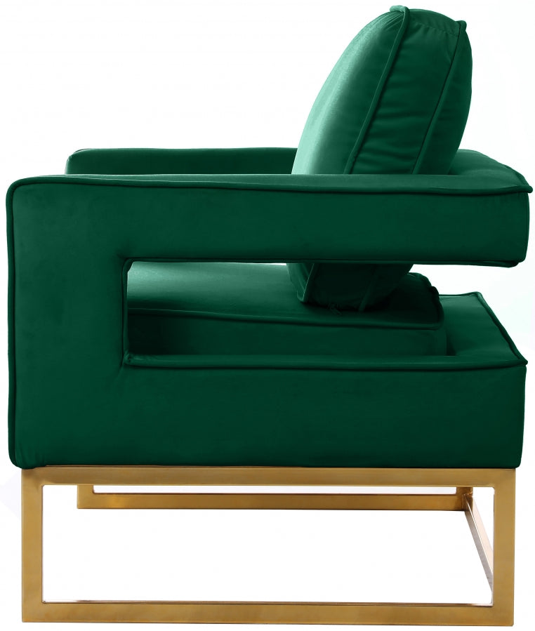 Noah Velvet Upholstered Accent Chair