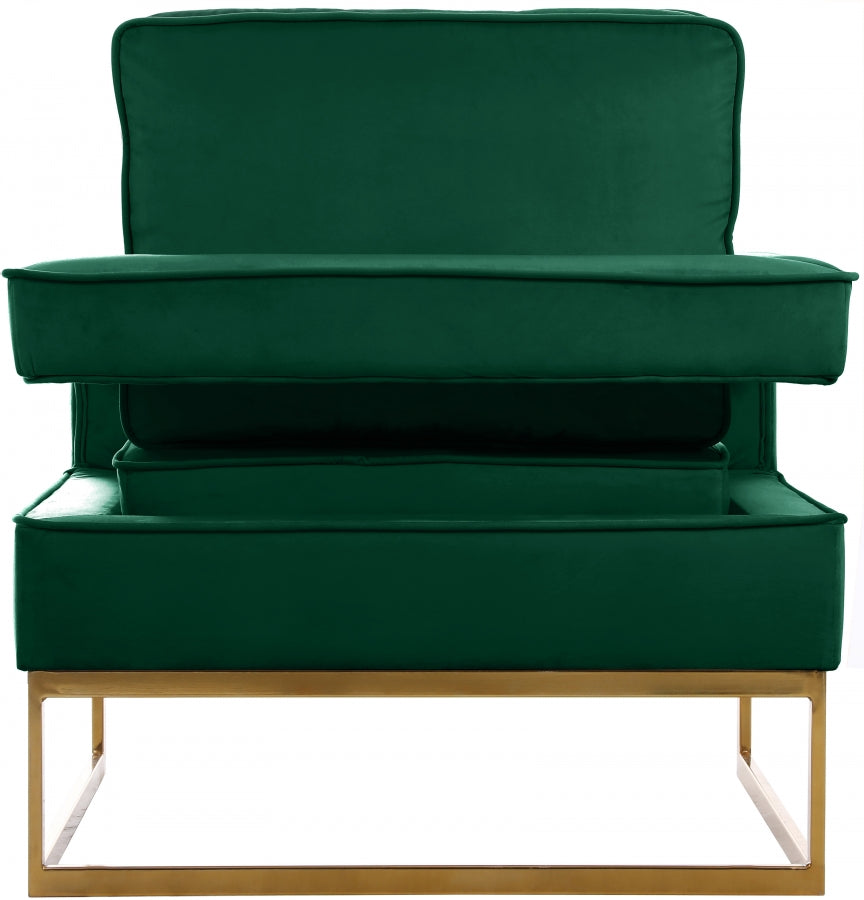 Noah Velvet Upholstered Accent Chair