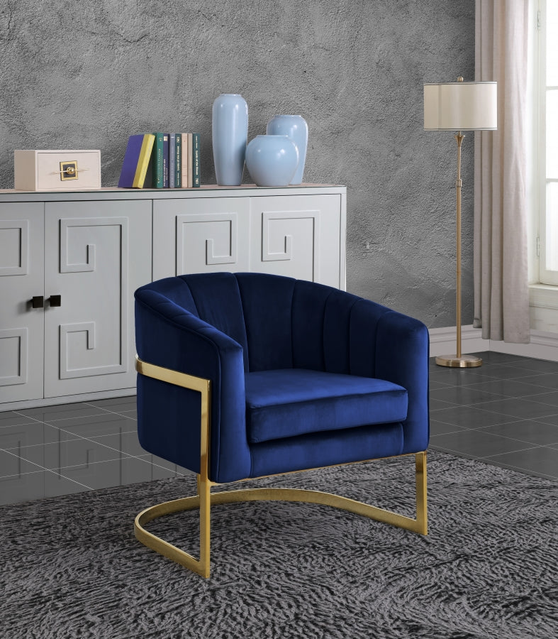 Carter Velvet Upholstered Accent Chair