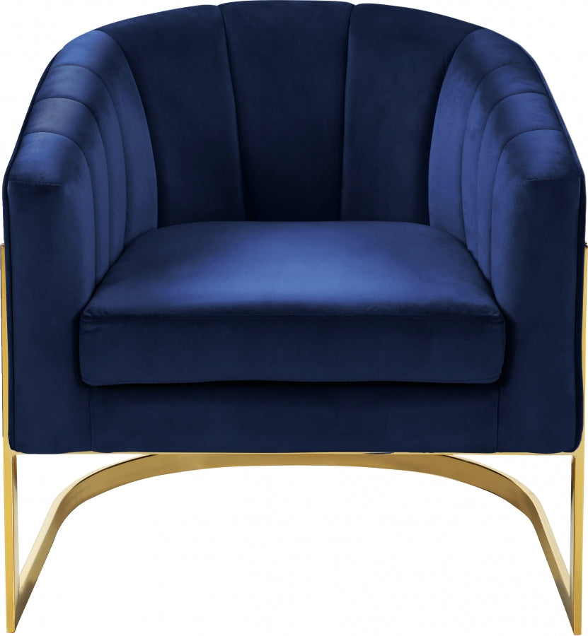 Carter Velvet Upholstered Accent Chair