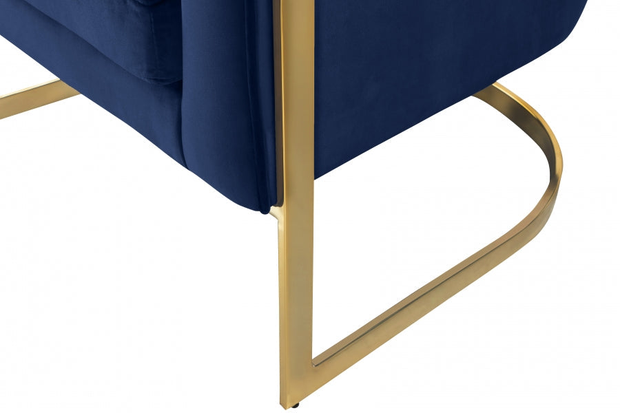 Carter Velvet Upholstered Accent Chair