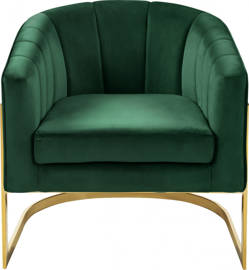 Carter Velvet Upholstered Accent Chair
