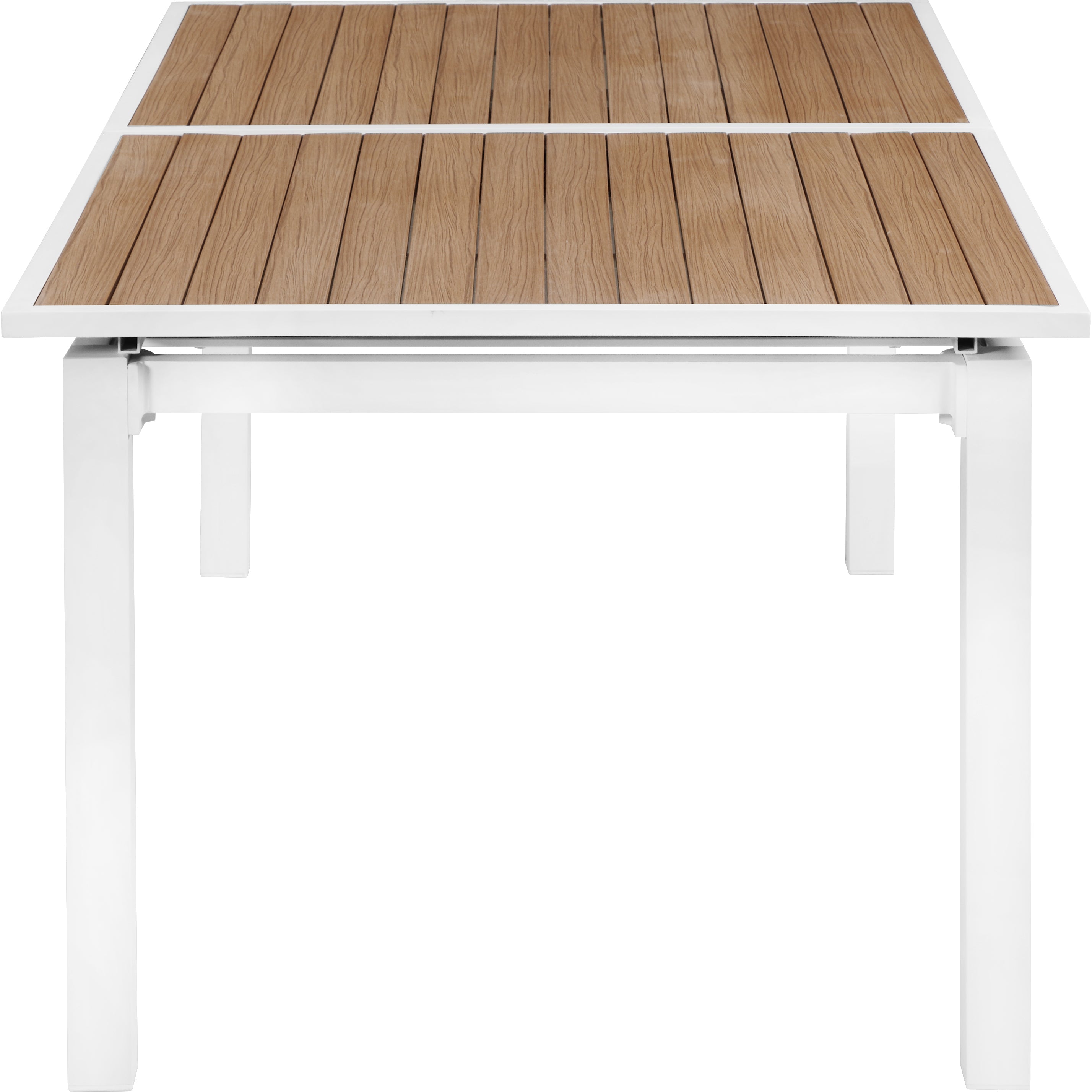 Nizuc 77" Aluminum Outdoor Patio Extendable Dining Table