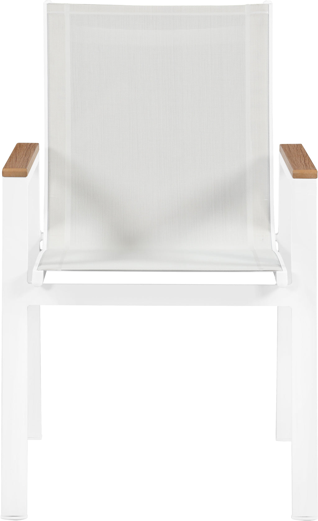 Nizuc Mesh Water Resistant Fabric Outdoor Patio Dining Arm Chair