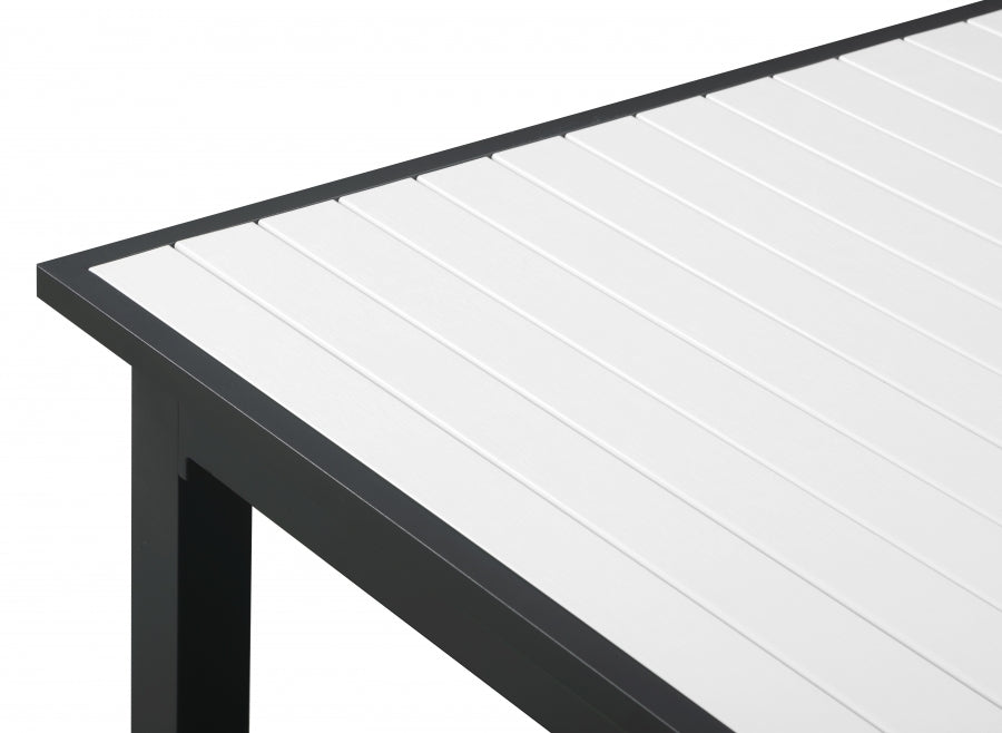 Nizuc 77" Aluminum Outdoor Patio Extendable Dining Table