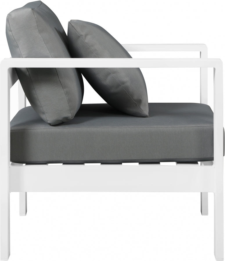 Nizuc Water Resistant Fabric Upholstered Outdoor Patio Arm Chair