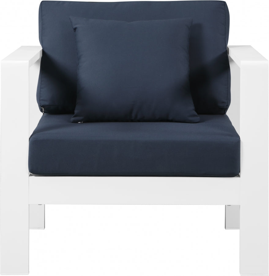 Nizuc Water Resistant Fabric Upholstered Outdoor Patio Arm Chair
