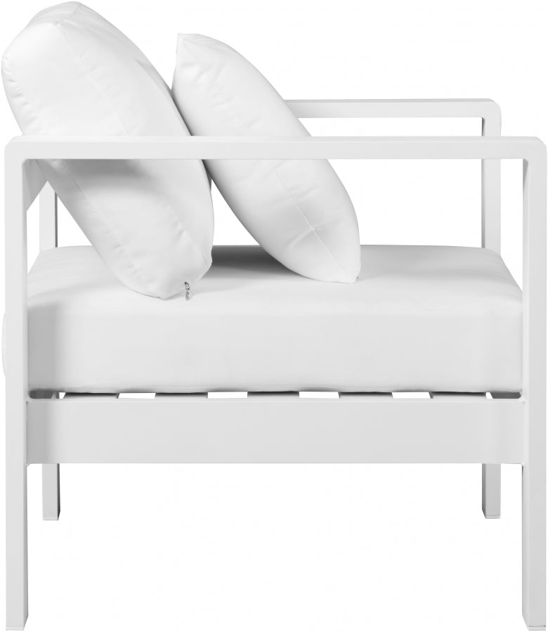 Nizuc Water Resistant Fabric Upholstered Outdoor Patio Arm Chair