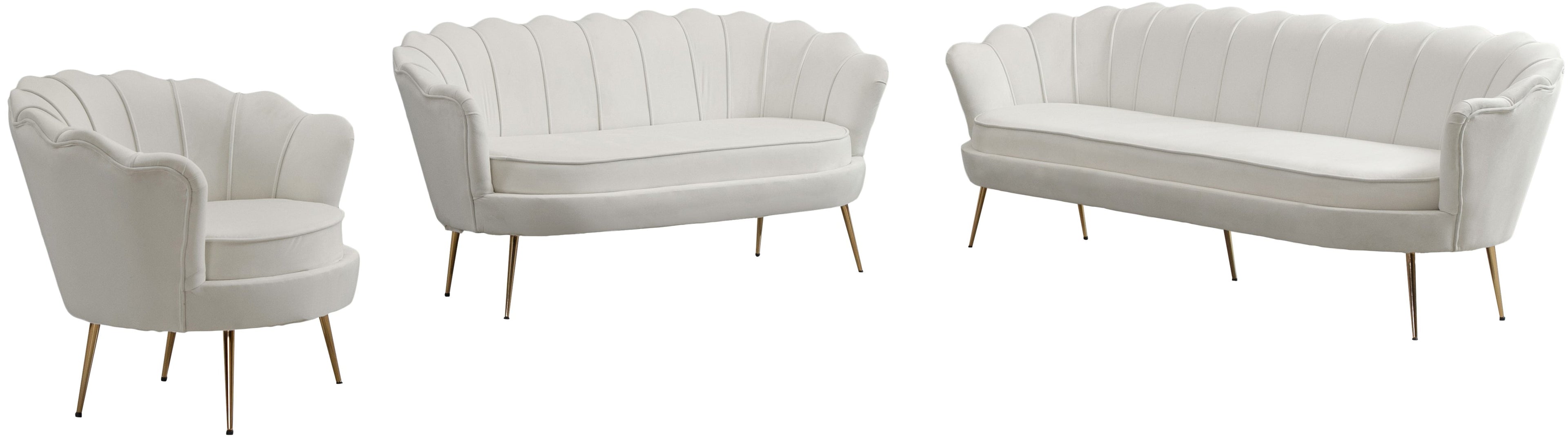 Gardenia Velvet Upholstered Chair