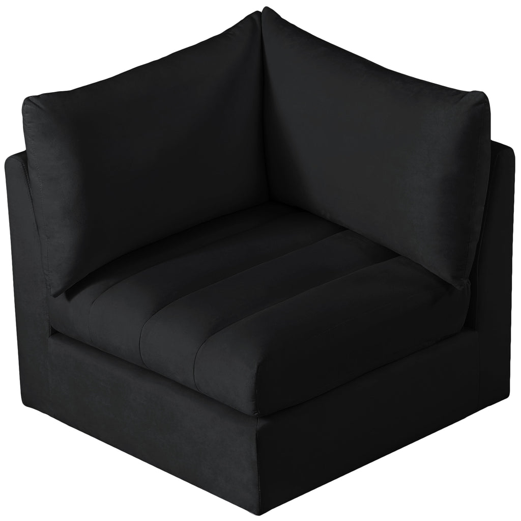 Jacob Velvet Upholstered Corner Modular Chair